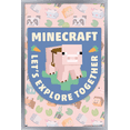 thumbnail image 1 of Minecraft - Let's Explore Together Wall Poster, 22.375" x 34" Framed, 1 of 5