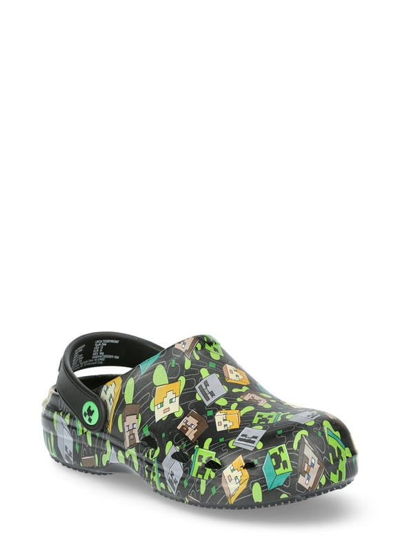 Minecraft Little & Big Boys Clogs