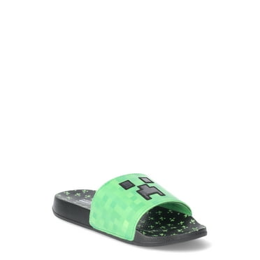 Minecraft Little & Big Boys Slide Sandals
