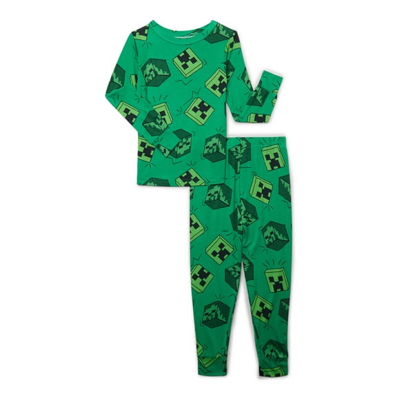 Minecraft Boys Top and Pants Pajama Set, 2-Piece, Sizes 4-10