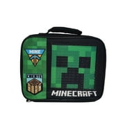 Minecraft Insulated Lunch Bag Create Mine Creeper Mob Gaming