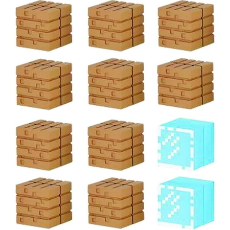 Minecraft Mine-Keshi Wood Plank & Glass Block Set