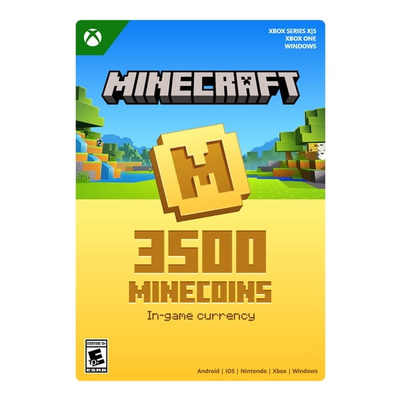 Minecraft Minecoin Pack 3500 Coins [Digital] - Walmart.com
