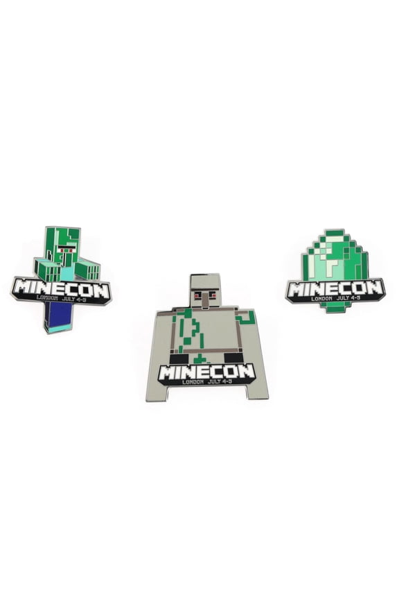 Minecon 2015 Exclusive Pin Set of 3