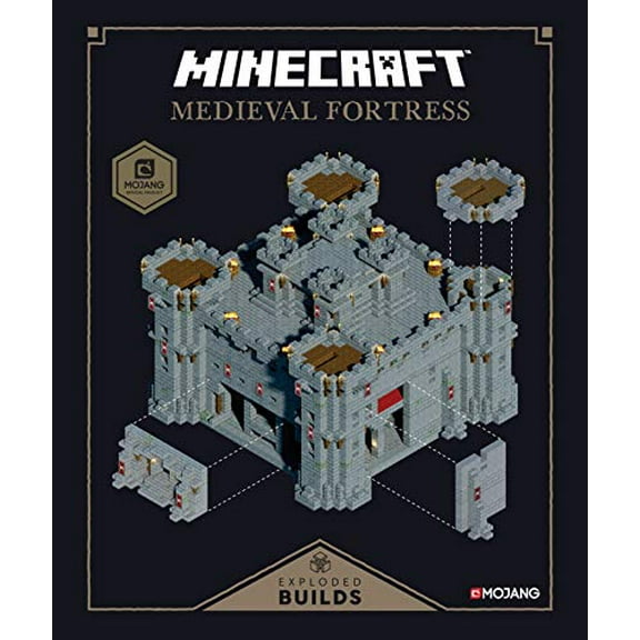 Minecraft: Exploded Builds: Medieval Fortress: An Official Mojang Book by Mojang Ab Paperback, Kids & Family, English