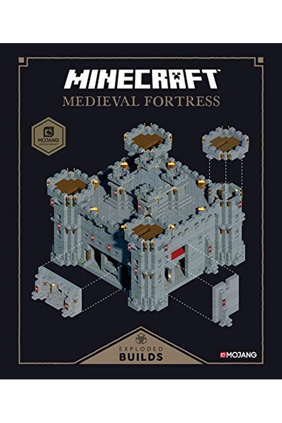 Minecraft: Exploded Builds: Medieval Fortress: An Official Mojang Book by Mojang Ab Paperback, Kids & Family, English