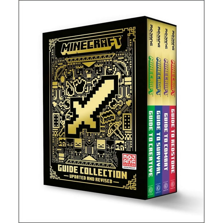 Minecraft: Minecraft: Guide Collection 4-Book Boxed Set (Updated) :  Survival (Updated), Creative (Updated), Redstone (Updated), Combat  (Hardcover) 