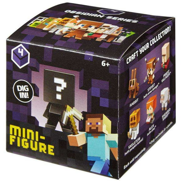 Minecraft Minecraft Obsidian Series 4 Mini Figure Mystery Pack