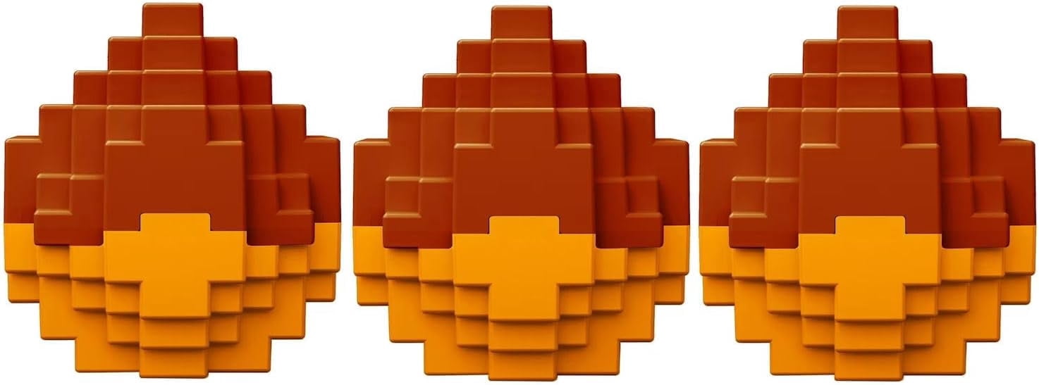 Minecraft Mini Figures Spawn Egg Blind Box, Bundle of 3, Ages 6+ HXT64-956F