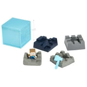 Minecraft Mini Mining Set with Moldable Sand, Environment Accessory and Mini Figure