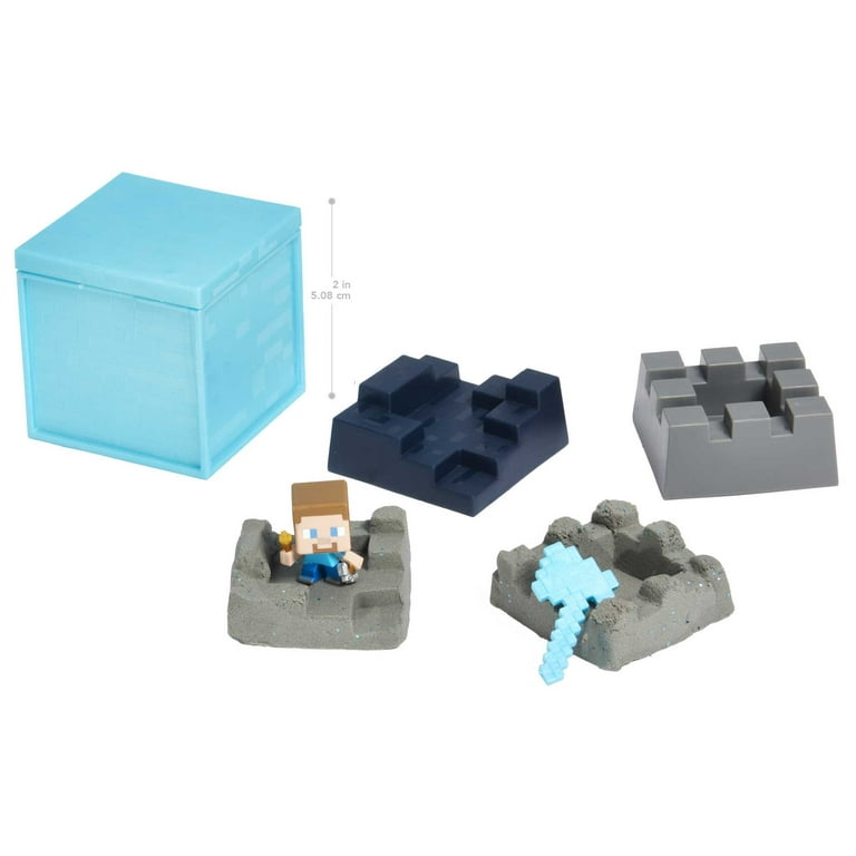 Minecraft Mini Mining Set with Moldable Sand, Environment