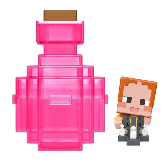 Minecraft Mini Mode Brewing Figure Color Reveal Slime Figure Collectible Toy (Assorted Series/Color May Vary)