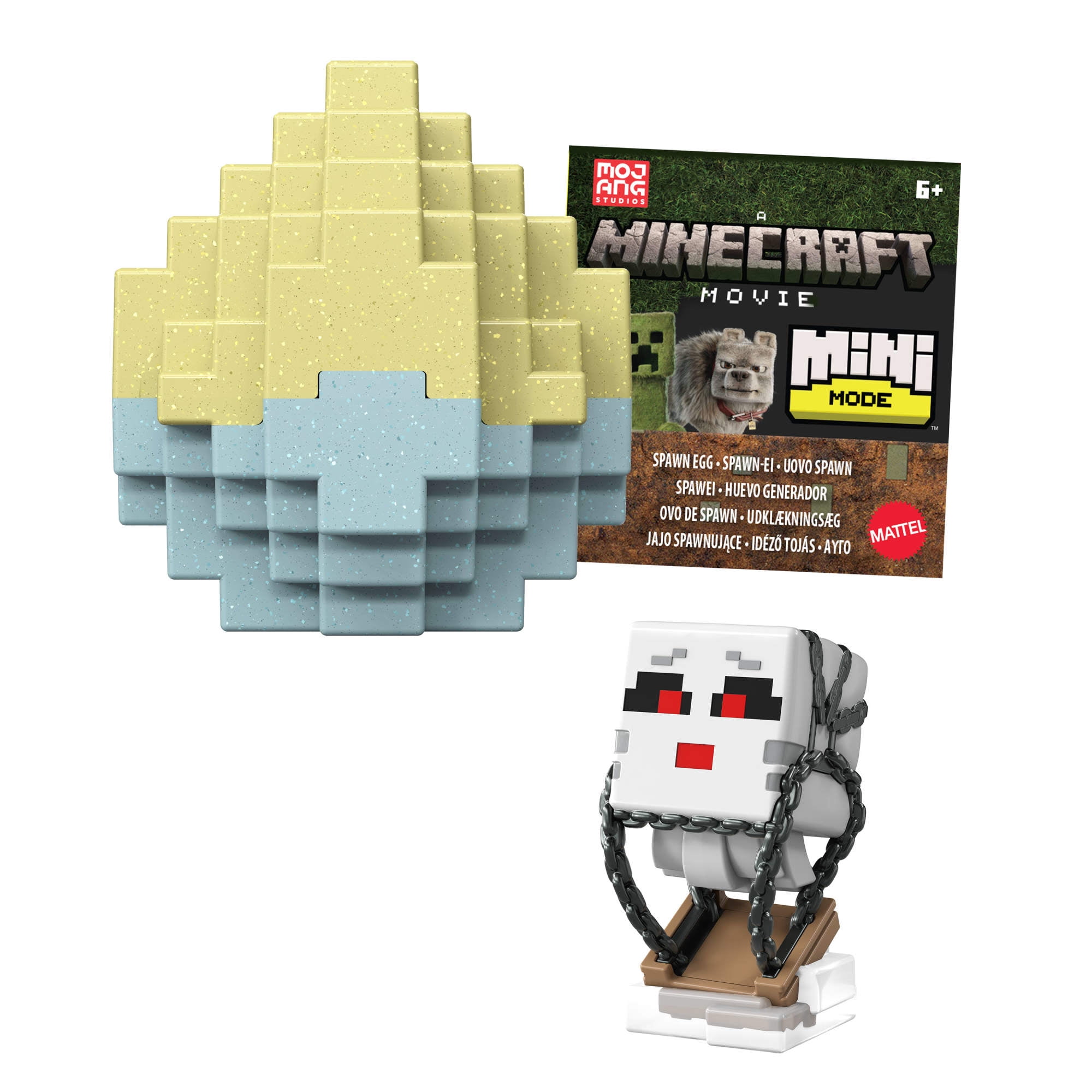 Minecraft Mini Mode Spawn Egg with Surprise Mini Figure Inspired the Movie (Characters May Vary)