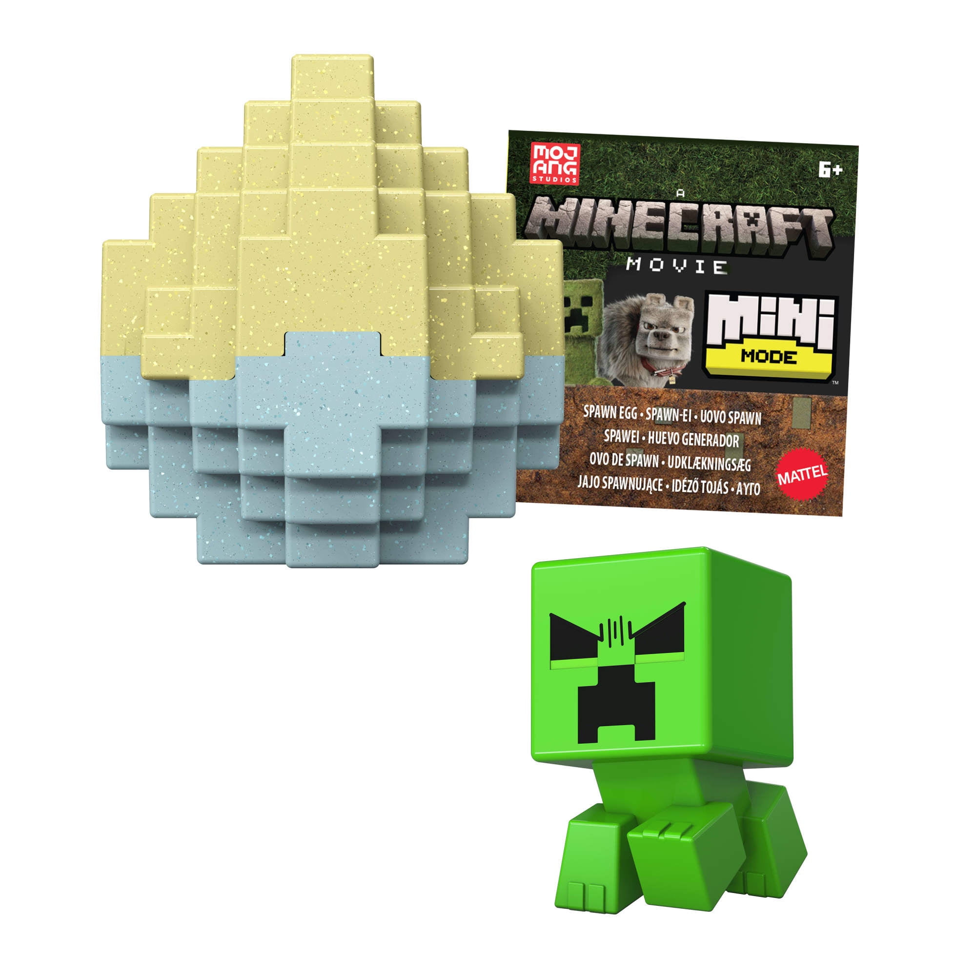 Minecraft Mini Mode Spawn Egg with Surprise Mini Figure Inspired the Movie (Characters May Vary)