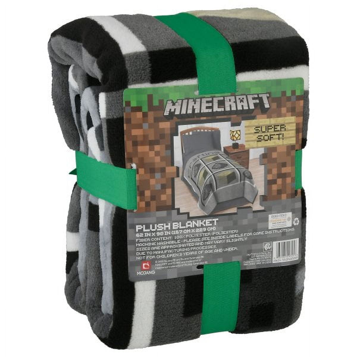 Minecraft glow in the dark blanket sale