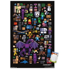 Minecraft - Mobbery Wall Poster, 22.375" x 34"