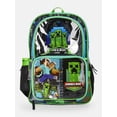 thumbnail image 1 of Minecraft Mode Green Backpack Set with Lunch kit, Headphones and Water Bottle, 1 of 5