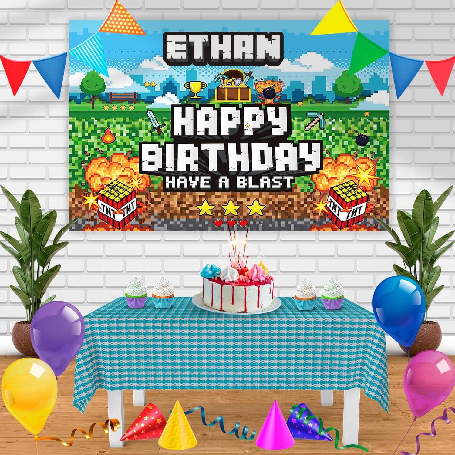 minecraft-mol-birthday-banner-personalized-party-backdrop-decoration-60-x-44-inches-walmart-com for Free Printable Minecraft Birthday Banner Minecraft Mol Birthday Banner Personalized Party Backdrop Decoration 60 x 44 Inches - Walmart.com for Free Printable Minecraft Birthday Banner
