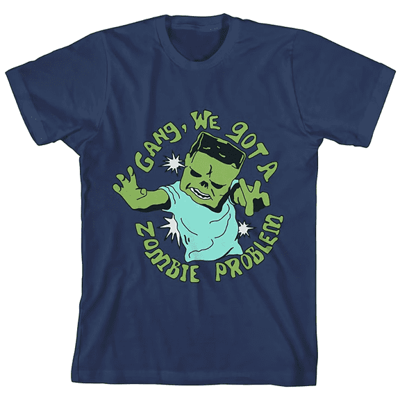 Minecraft Movie Boys Got a Zombie Problem T-Shirt, Sizes 4-20