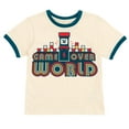 thumbnail image 1 of Minecraft Movie Game Overworld Ringer T-Shirt Toddler to Big Kid, 1 of 5
