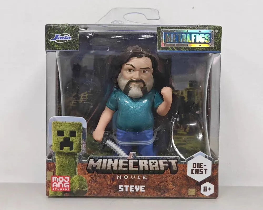 Minecraft Movie Metalfigs Steve Figure 6cm Diecast by Jada