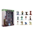 thumbnail image 1 of Minecraft Nano Metalfigs Series 17 – Die-Cast Figure 12-Pack – Includes Steve, Alex, Diamond Armor Zombie & More – by Jada Toys, 1 of 9