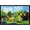 thumbnail image 1 of Minecraft - Ocelot Chase Wall Poster, 22.375" x 34", Framed, 1 of 2