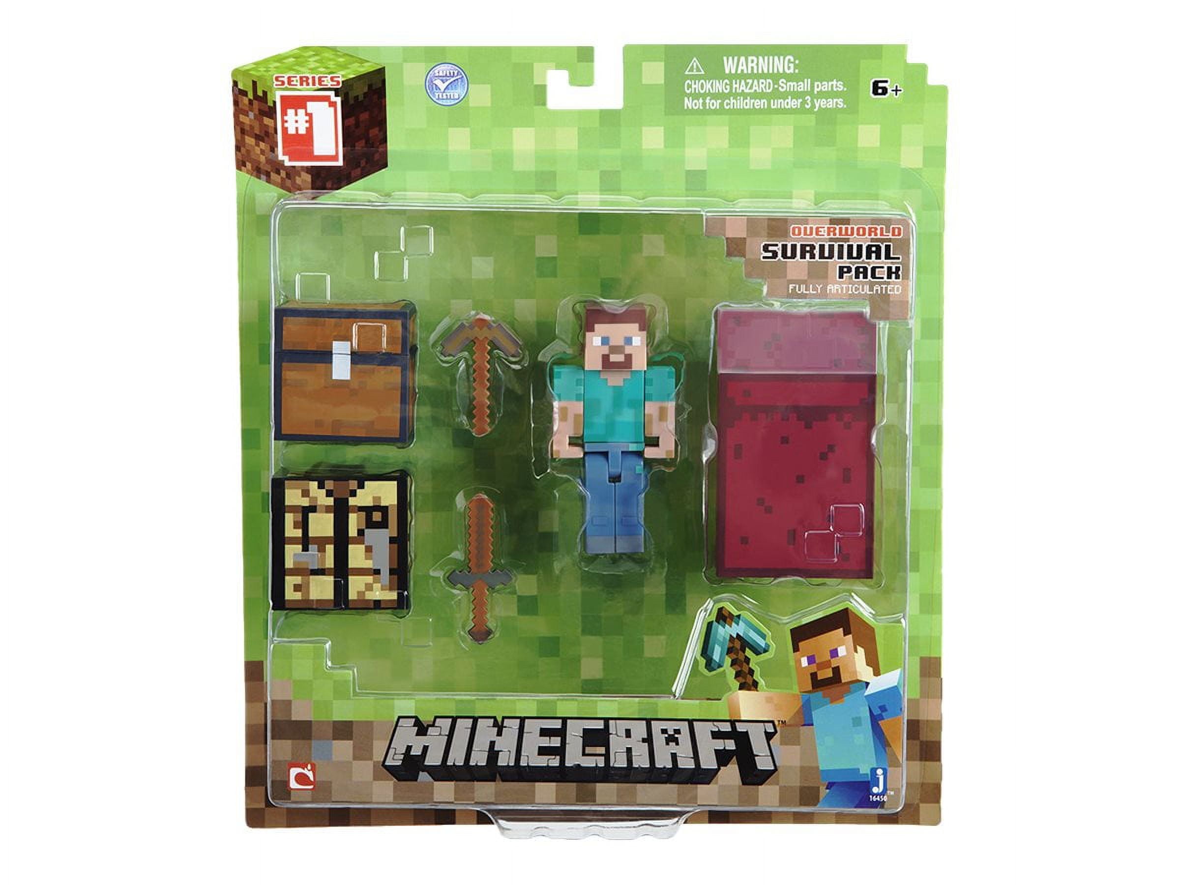 Minecraft Overworld Steve Survival Pack - Walmart.com