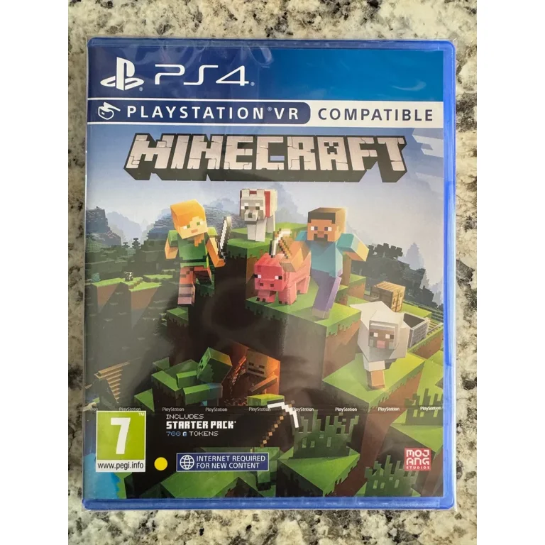 Minecraft PS4 with Starter Pack Brand New Factory Sealed
