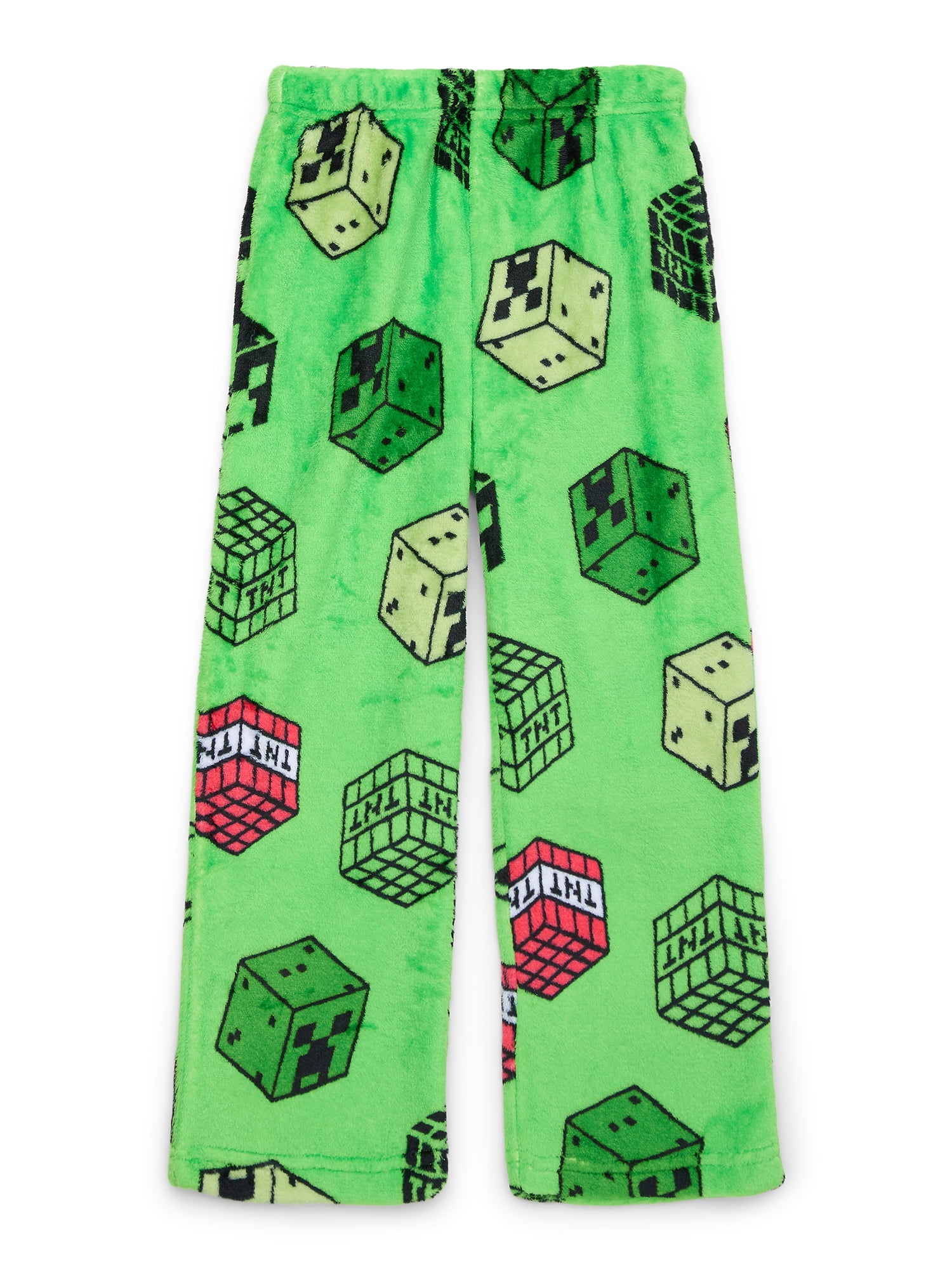 Minecraft Little Boys Halloween Pajamas Set 2 Piece Sizes 4 10 Walmart
