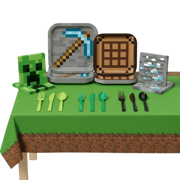 Minecraft Party Kit for 16 People - Basic
