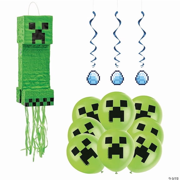 Minecraft Party Piata Decorating Kit