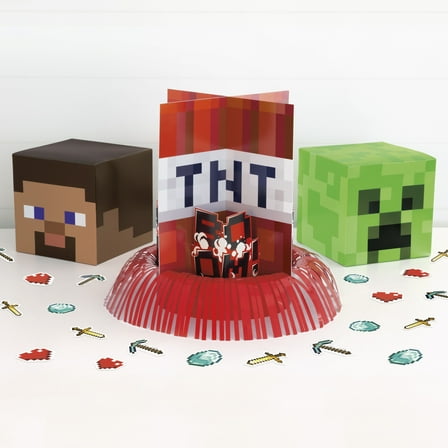 Minecraft Party Table Decorating Kit, 1ct