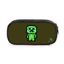Minecraft Pencil Case Vertical square stationery case Polyester gaming peripheral pencil case fgy162