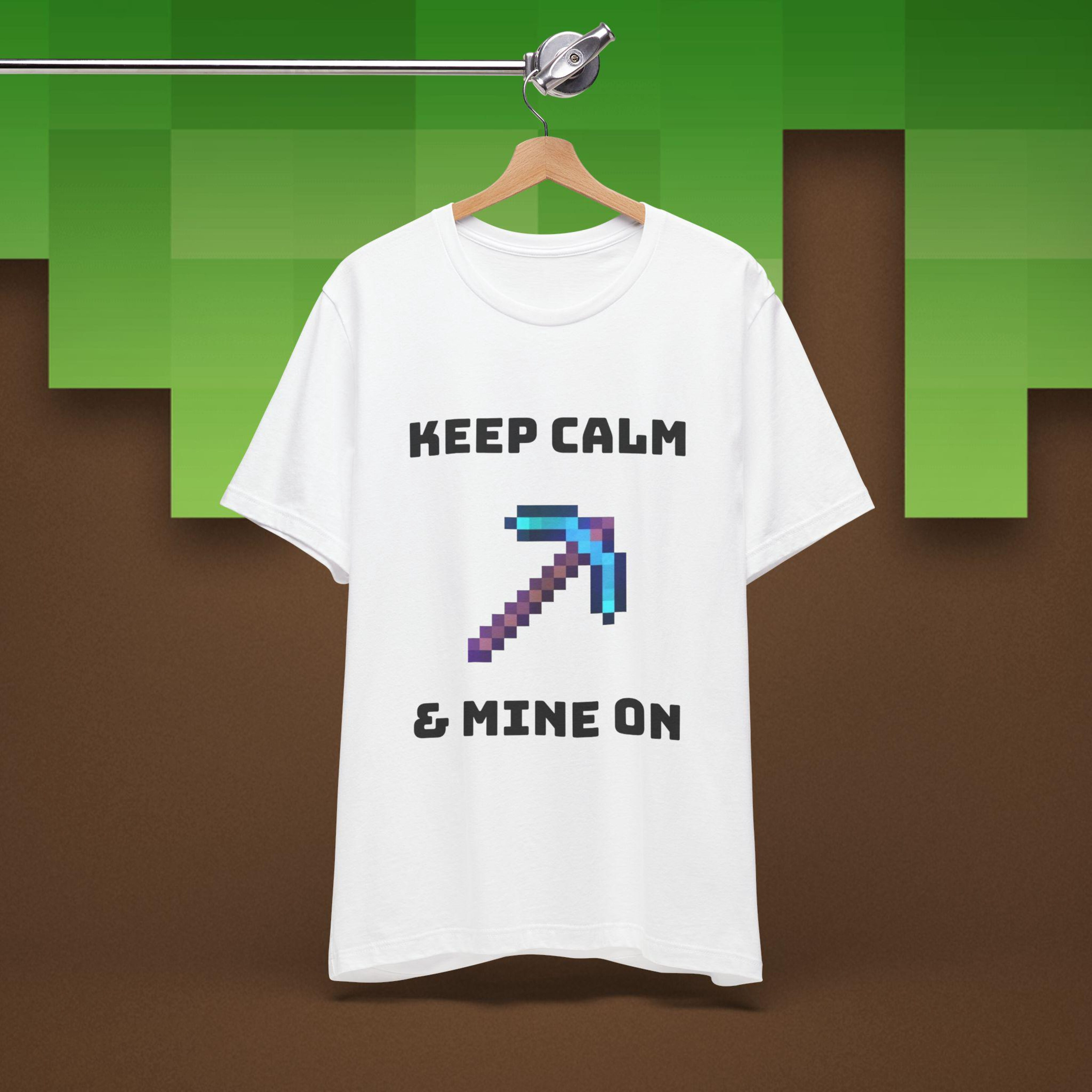 Minecraft Pickaxe Gamer Shirt - Video Game Minecraft - Classic Comfort ...