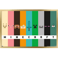 thumbnail image 1 of Minecraft - Pixel Bars Wall Poster, 14.725" x 22.375" Framed, 1 of 5