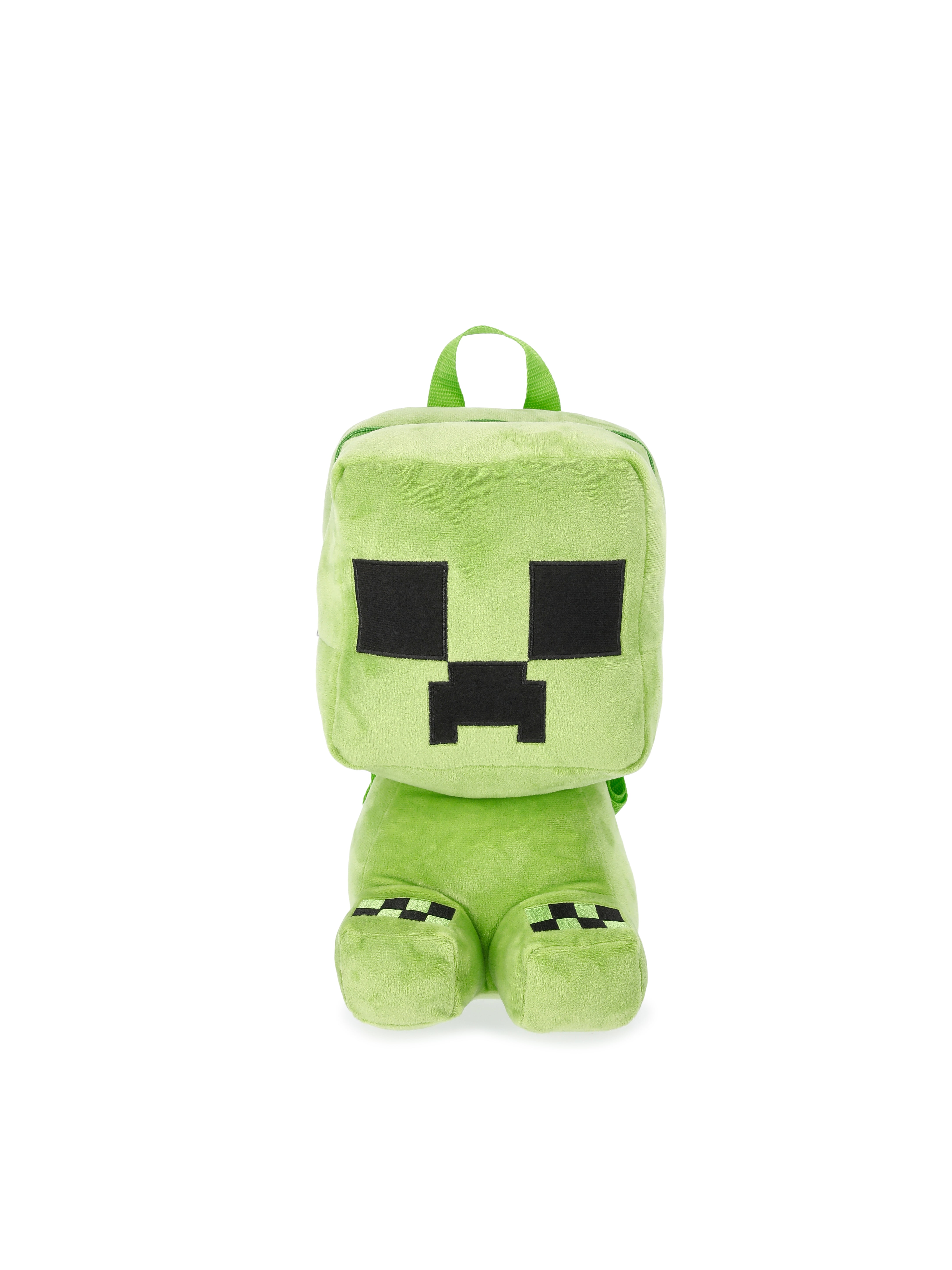 Minecraft Unisex Kids Plush Creeper Backpack, Green - Walmart.com