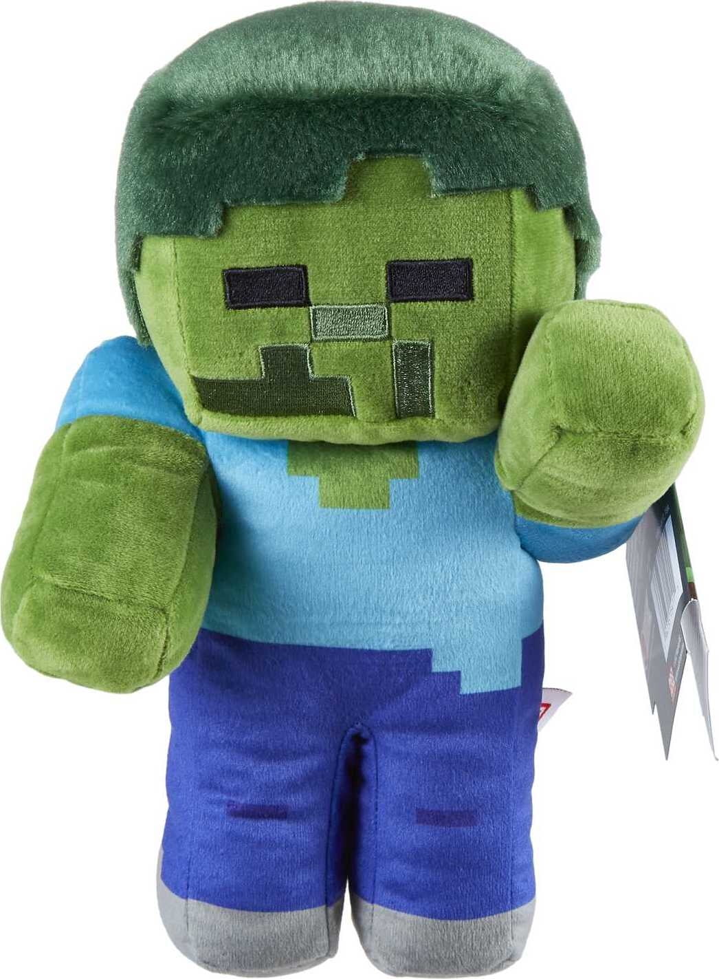 Minecraft Plush Dolls 8-in Plush Dolls, Fan Favorite Characters 