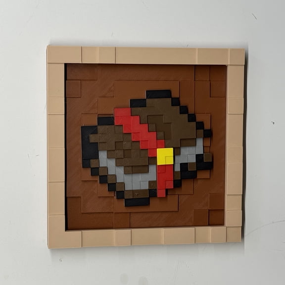 Minecraft Product Display Frame - Decorative Bedroom Toys for Children Aged 5-10 - Christmas, Birthday, and Special Occasion Gifts