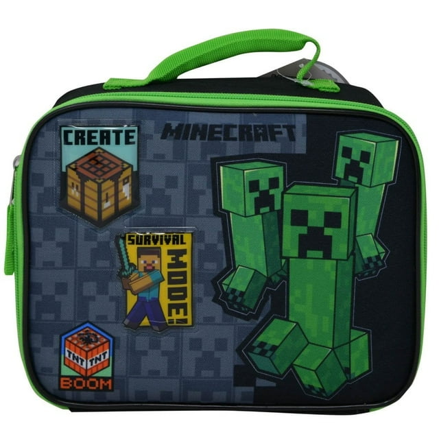 Minecraft Rectangle Lunch Bag