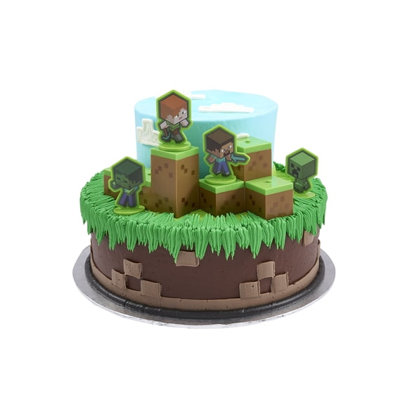 Minecraft Round Cake
