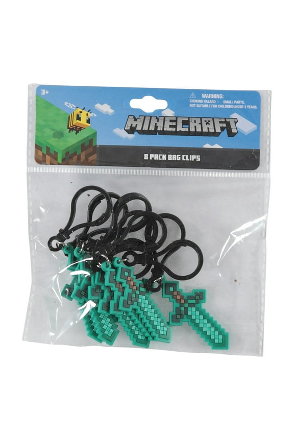 Rubber Keychains, Party Favor 8 Pack