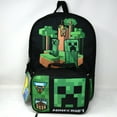 Minecraft School Backpack Set for Kids with Lunch Bag 16 Inch