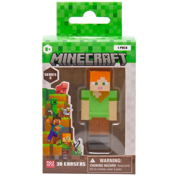 Minecraft Series 2 Alex 3D Eraser