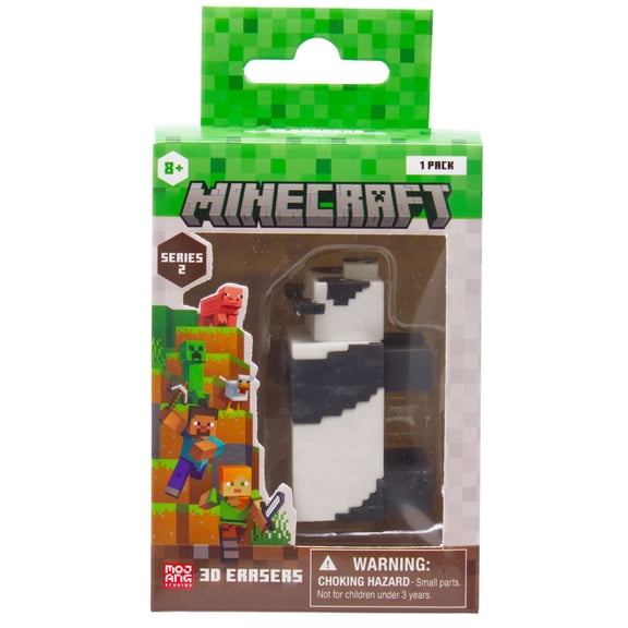 Minecraft Series 2 Panda 3D Eraser