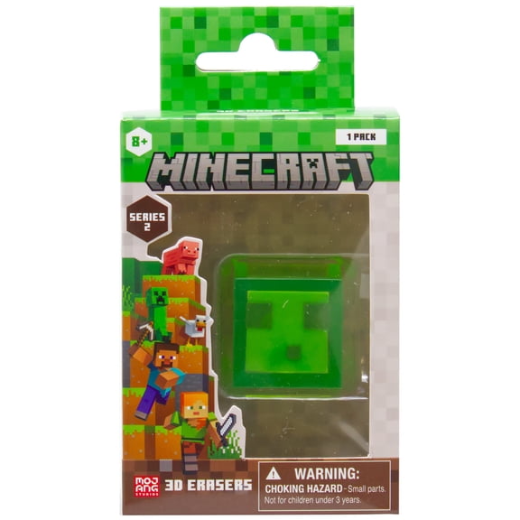 Minecraft Series 2 Slime Cube 3D Eraser