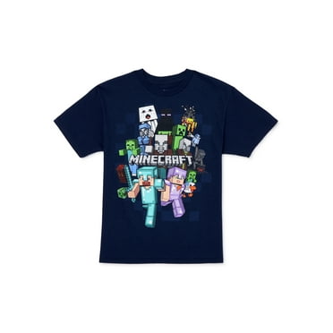 Minecraft Boys Short Sleeve Tee, Sizes 4-18
