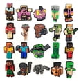thumbnail image 1 of 20pcs Block Builder Shoe Charms - Pixel Art Clog Decorations & DIY Accessories (Soft Rubber), 1 of 7