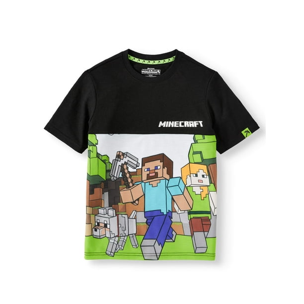 Minecraft Short Sleeve Graphic T-Shirt (Little Boys & Big Boys ...