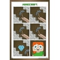 thumbnail image 1 of Minecraft - Simple Comic Alex Cry Wall Poster, 14.725" x 22.375" Framed, 1 of 5